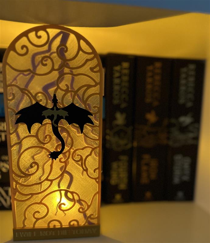 I Will Not Die Today - Dragon Window Tea Light