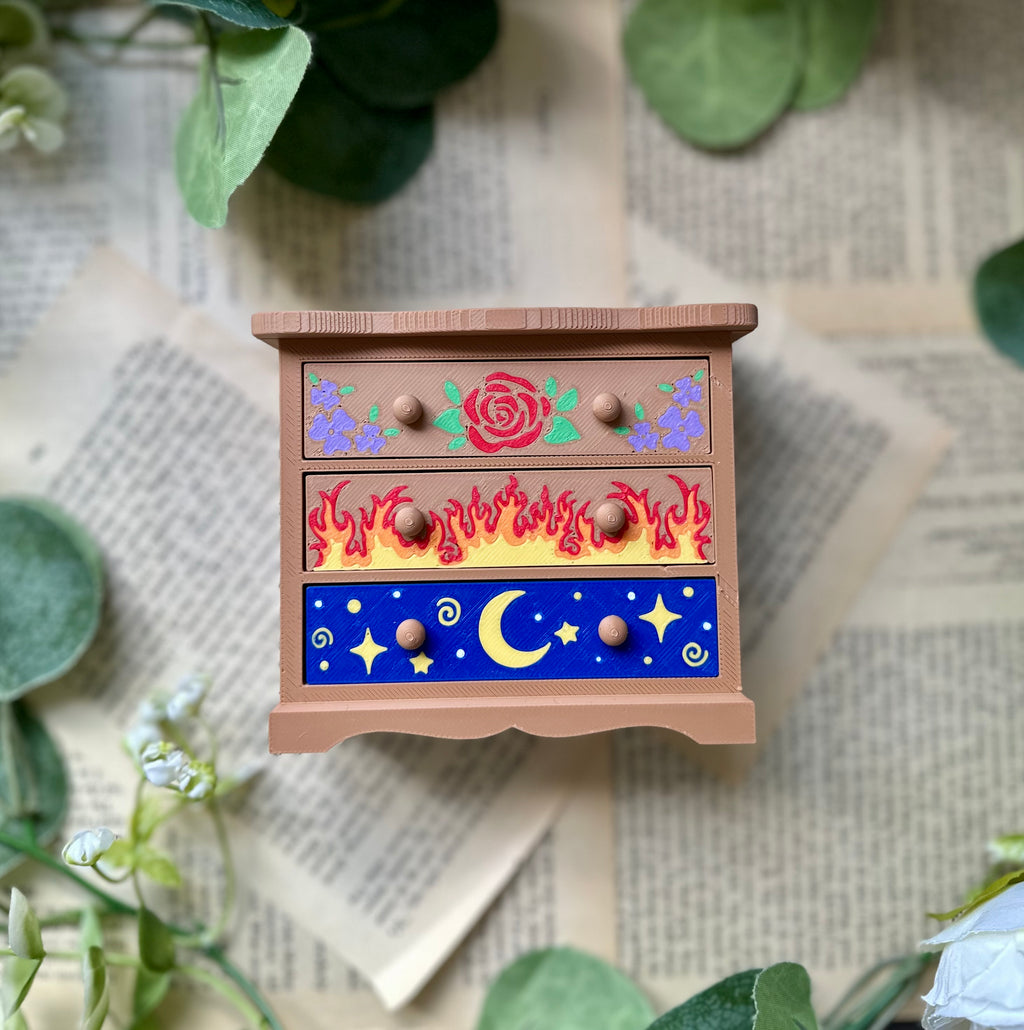 Painted Drawers – Bookish Keepsake