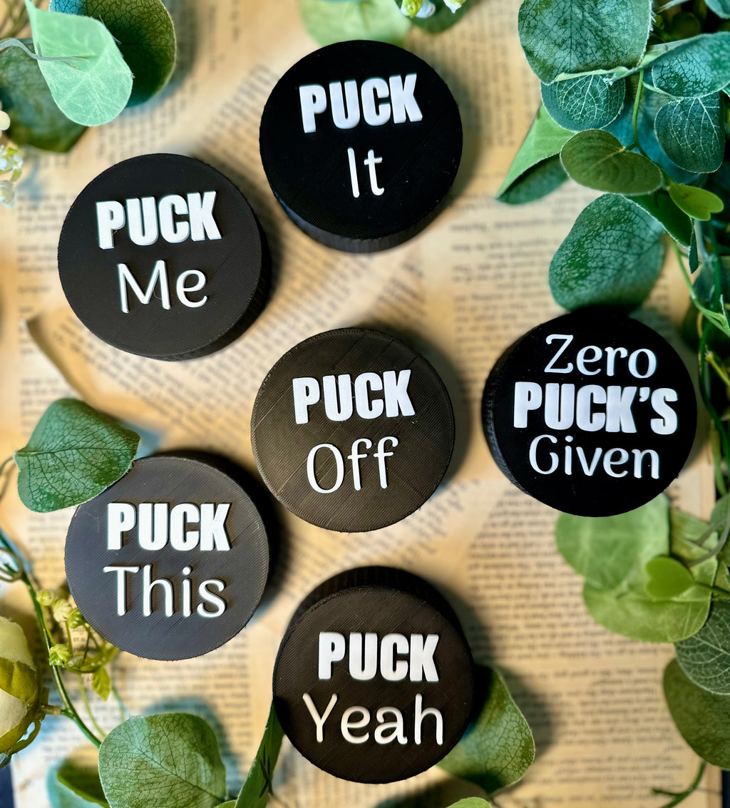 PUCK Collection - Bookish Hockey Ornament