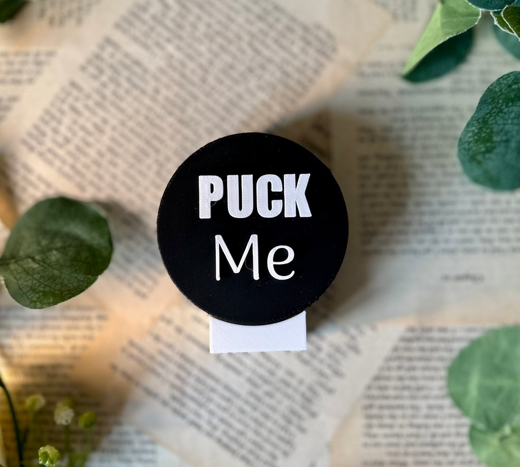 PUCK Collection - Bookish Hockey Ornament