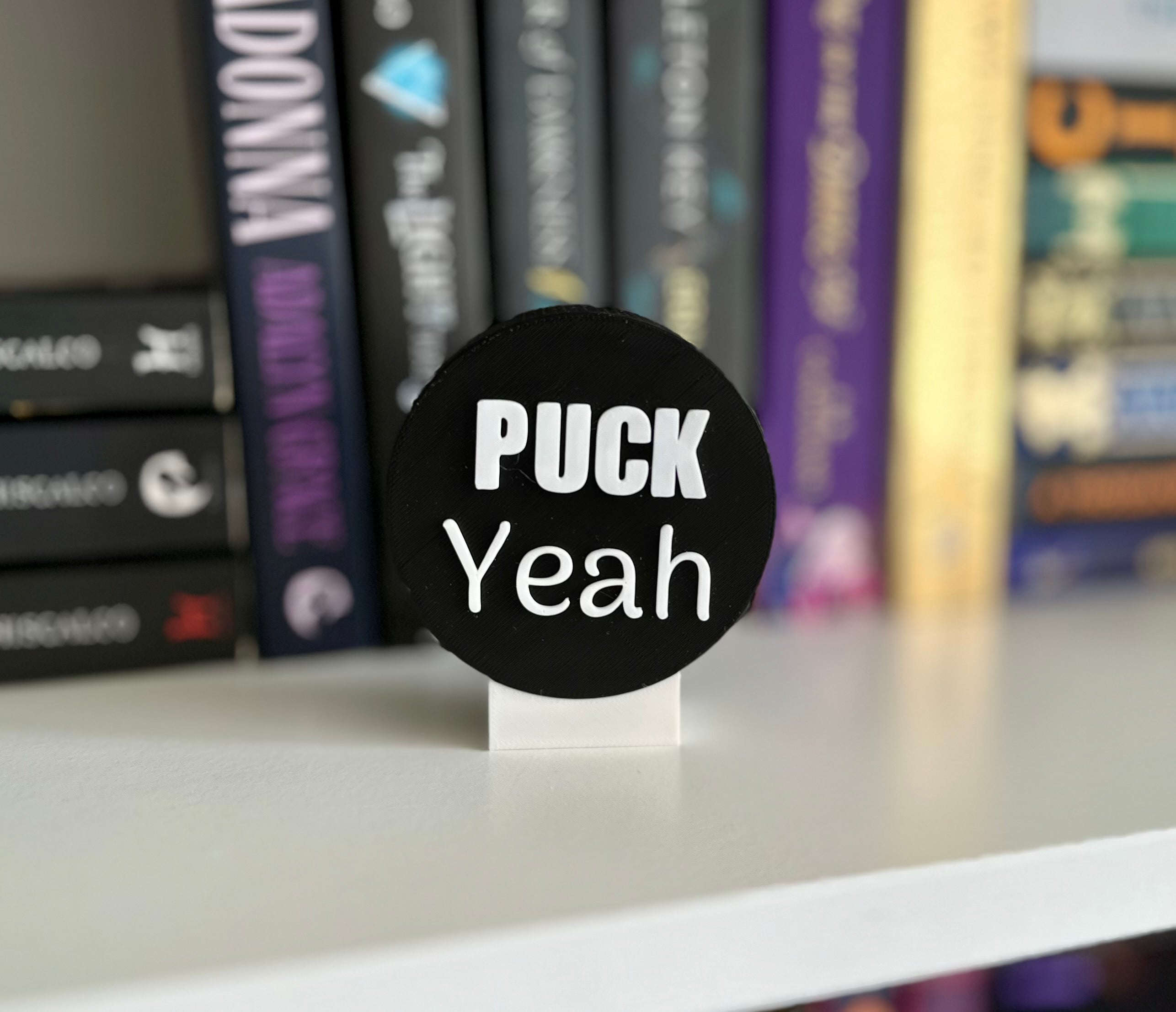 PUCK Collection - Bookish Hockey Ornament