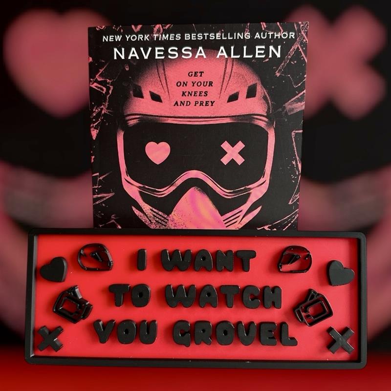 I Want to Watch You Grovel - Plaque