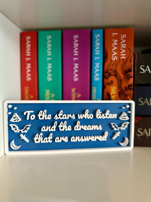 To the Stars Who Listen - Plaque