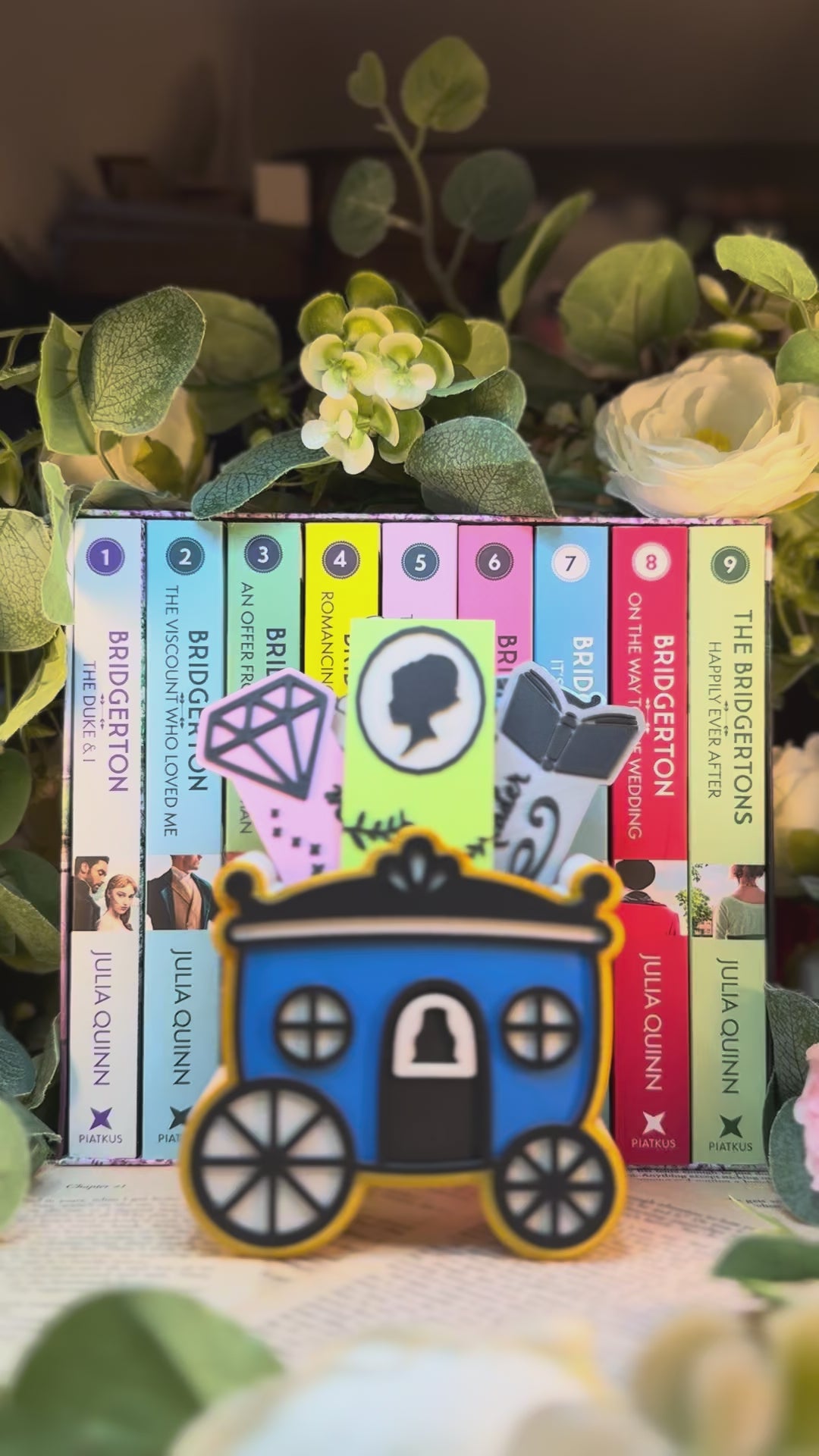 The Ton Bookmark Set (Bridgerton-Inspired)